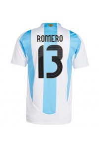 Argentina Cristian Romero #13 Fotballdrakt Hjemme Klær Copa America 2024 Korte ermer
